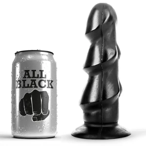 ALL BLACK - Dildo realista de 17 cm para una experiencia única