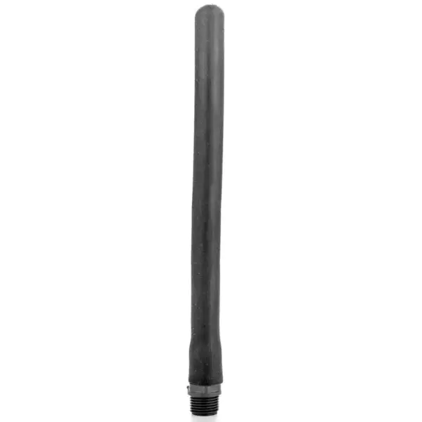 ALL BLACK - Ducha anal de silicona 27 cm para higiene íntima