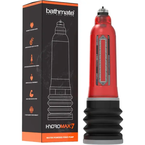 Bathmate - Hydromax 7 Bomba Aumento Pene Rojo - Imagen 2