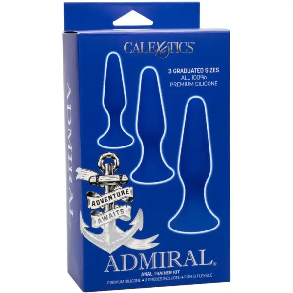 CalExotics - Kit de Entrenamiento Anal Admiral en Azul - Imagen 4