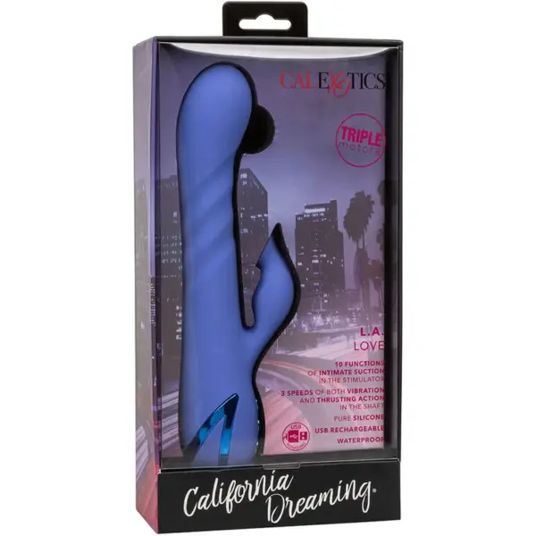 CALEXOTICS - L.A LOVE VIBRADOR & SUCCIONADOR AZUL BY CALIFORNIA DREAMING - Imagen 13