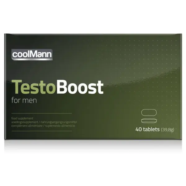 COBECO - CoolMann Testo Boost potenciador con Tribulus Terrestris 40 Tabs