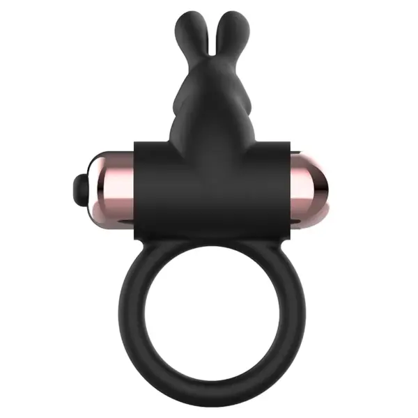 Coquette Chic Desire - Anillo Vibrador Negro/Gold para Placer Compartido - Imagen 2