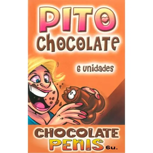 Diablo Picante - Caja de 6 Chocolatinas Forma Pene