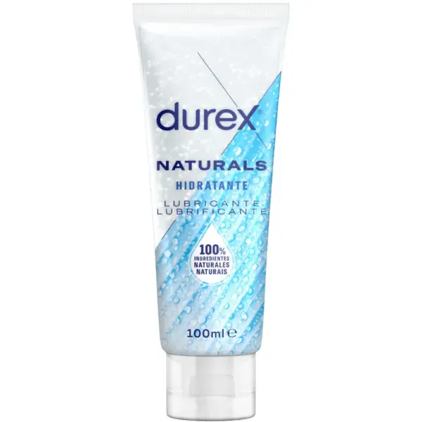 Durex - Naturals Lubricante Hidratante 100 ML para una Experiencia Suave y Natural