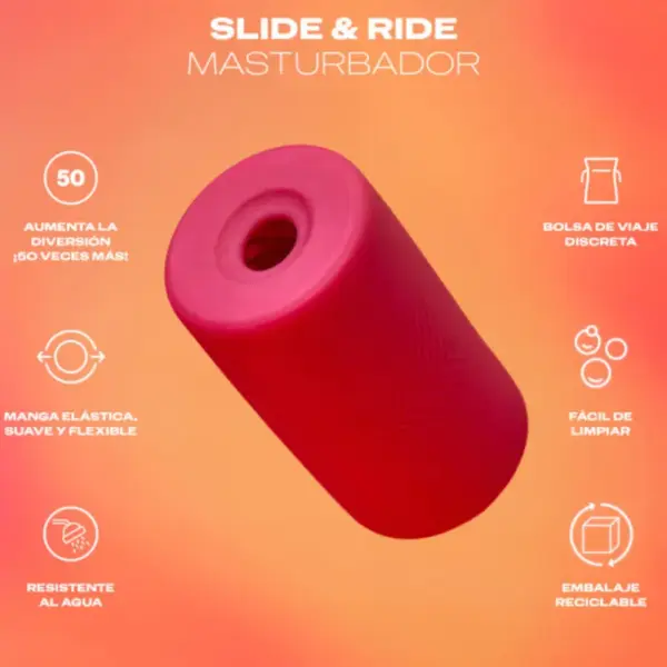 Durex - Toy Masturbador Slide & Ride para Placer Masculino - Imagen 2