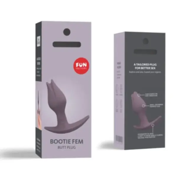 FUN FACTORY - Botín Fem Taupe Oscuro: Plug Anal para el Placer Femenino - Imagen 3