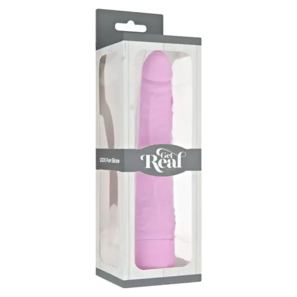 GET REAL - Classic Slim Vibrador Rosa para Placer Íntimo - Imagen 3