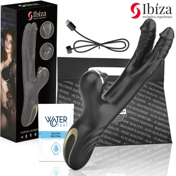 Ibiza - Vibrador Hi-Tech Rabbit Clitorial Potente y Doble Wave Two Dragons - Imagen 2