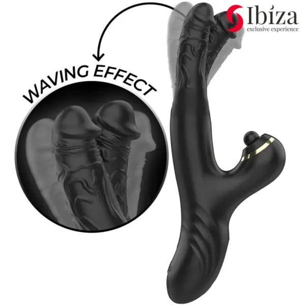 Ibiza - Vibrador Hi-Tech Rabbit Clitorial Potente y Doble Wave Two Dragons - Imagen 3