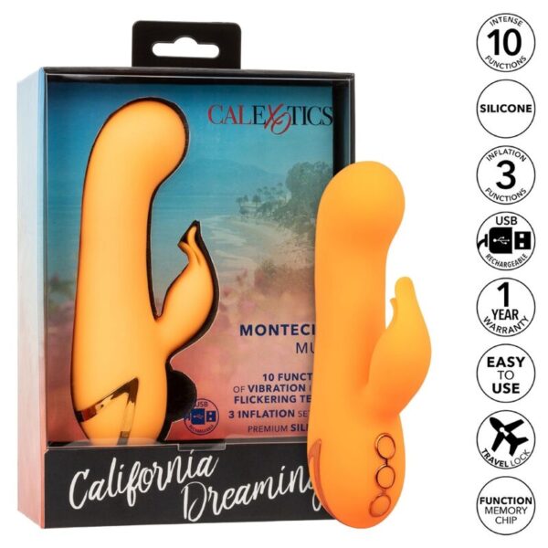 CALEXOTICS - MONTECITO MUSE VIBRADOR RABBIT NARANJA BY CALIFORNIA DREAMING - Imagen 9