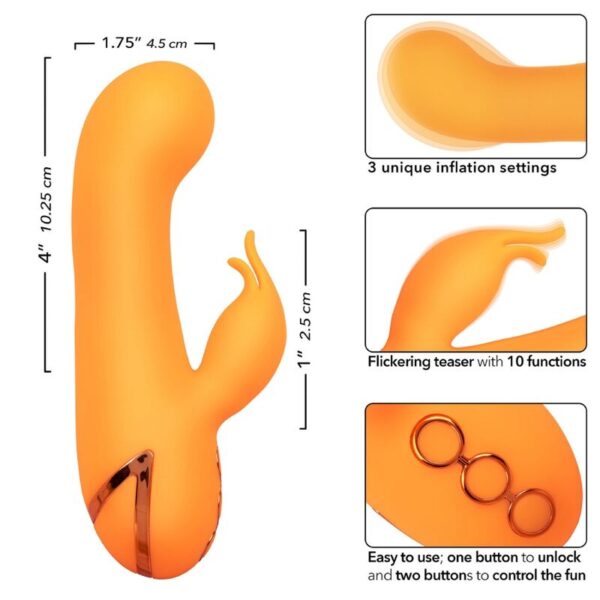 CALEXOTICS - MONTECITO MUSE VIBRADOR RABBIT NARANJA BY CALIFORNIA DREAMING - Imagen 7