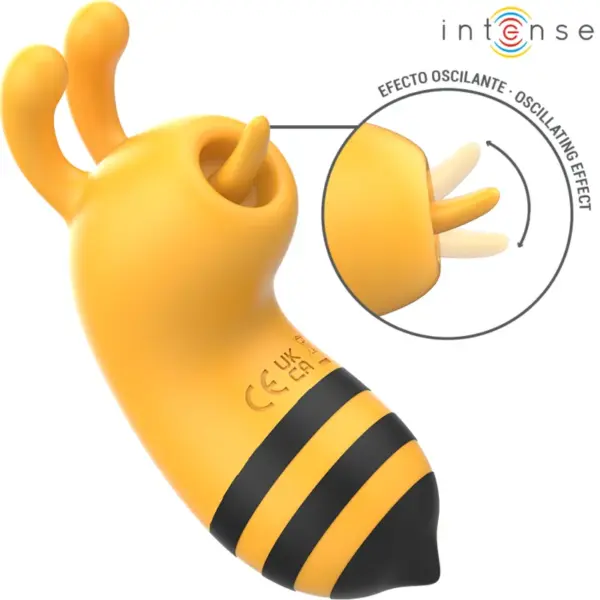 INTENSE - Estimulador Abeja Maya Amarillo/Negro para Placer Personalizado - Imagen 2