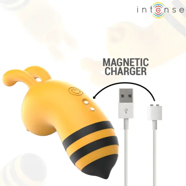 INTENSE - Estimulador Abeja Maya Amarillo/Negro para Placer Personalizado - Imagen 6