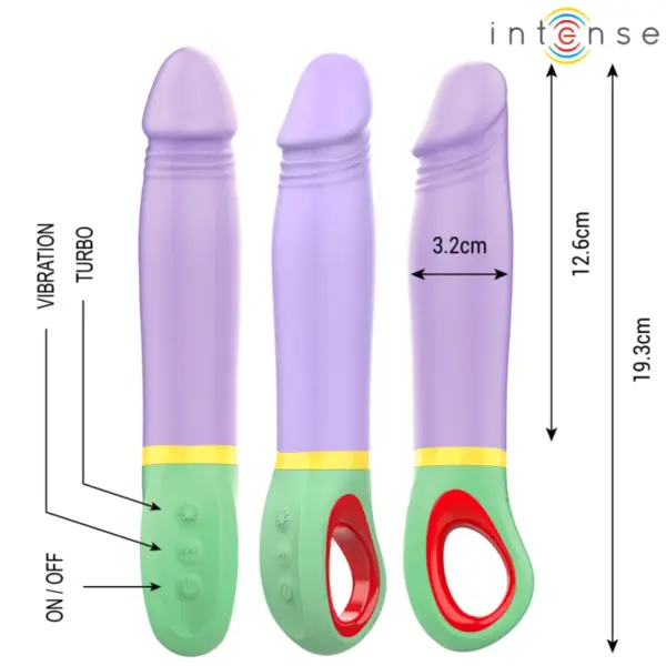 INTENSE - Vibrador Clásico Morado Velma - Imagen 3