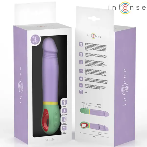 INTENSE - Vibrador Clásico Morado Velma - Imagen 7