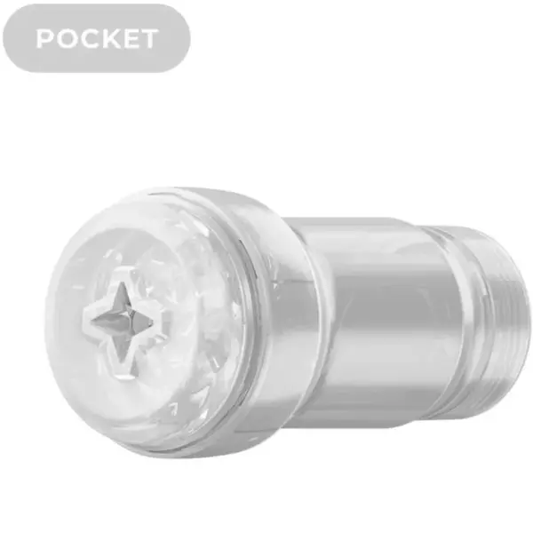 KIIROO - Feel Pocket Stroker Crystal transparente para hombres