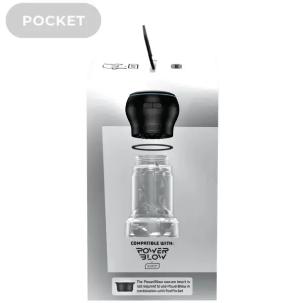 KIIROO - Feel Pocket Stroker Crystal transparente para hombres - Imagen 6