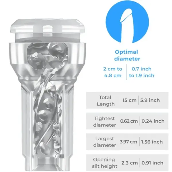 KIIROO - Feel Pocket Stroker Crystal + Power Blow Combo para Placer Personalizado - Imagen 6