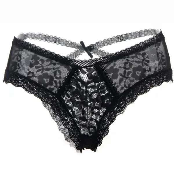 Queen Lingerie - Panties de encaje floral L/XL