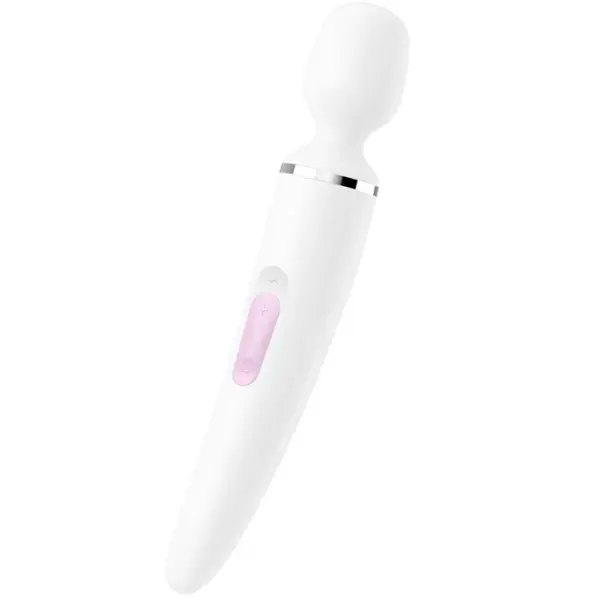 Satisfyer - Wand-er Woman Blanco - Masajeador XXL para Placer Infinito