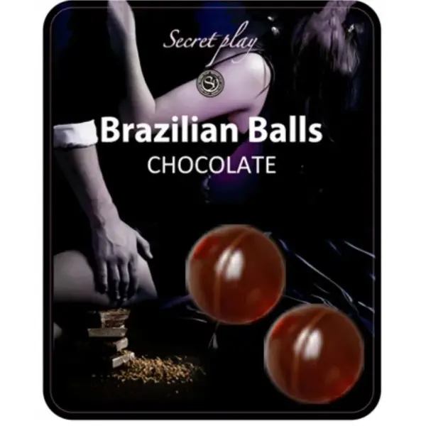 SECRETPLAY - Brazilian Balls Chocolate Set 2 Bolas