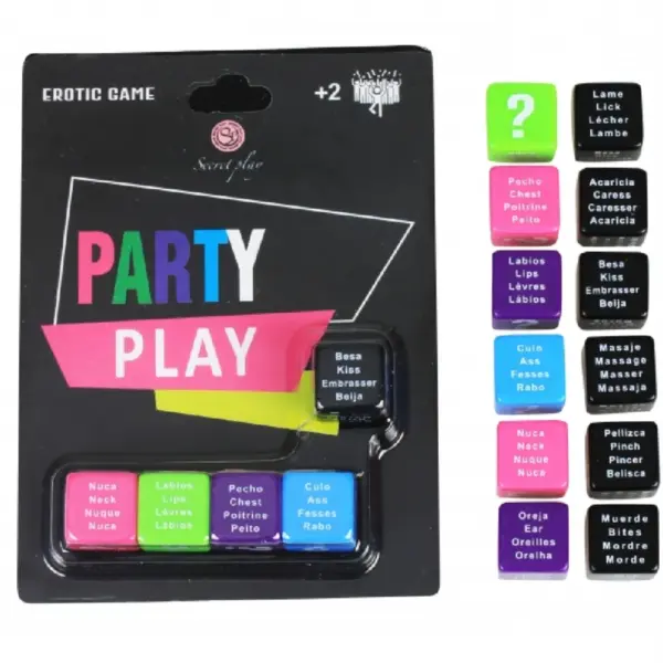 SECRETPLAY - Juego Party Play 5 Dados para Adultos