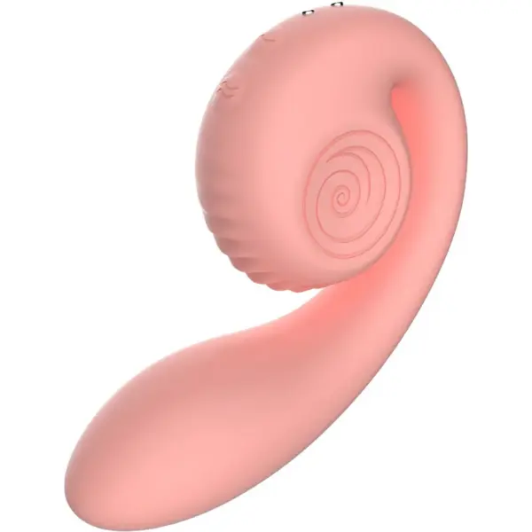 Snail Vibe Gizi - Vibrador dual rosa para el máximo placer - Imagen 2