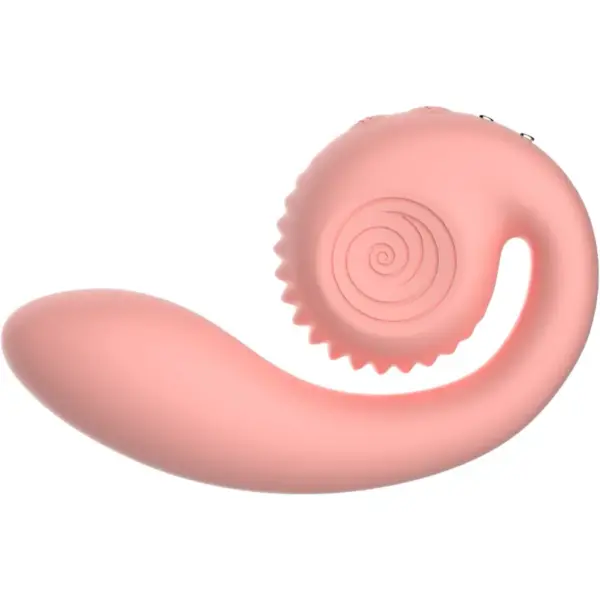 Snail Vibe Gizi - Vibrador dual rosa para el máximo placer - Imagen 3