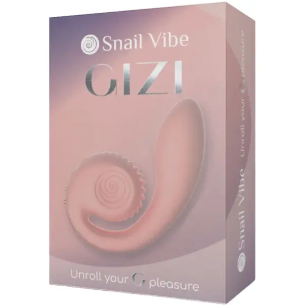 Snail Vibe Gizi - Vibrador dual rosa para el máximo placer - Imagen 4