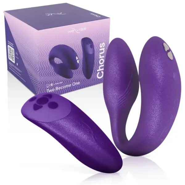 We-Vibe - Vibrador de parejas Chorus con control Squeeze lila