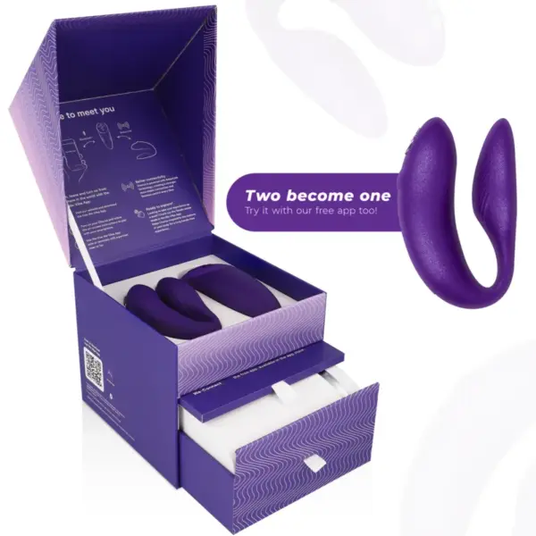 We-Vibe - Vibrador de parejas Chorus con control Squeeze lila - Imagen 7