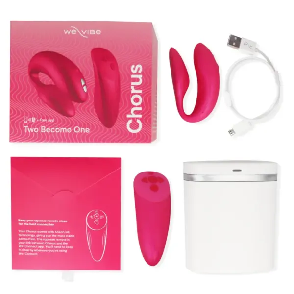 WE-VIBE - Chorus Vibrador Parejas con Control Squeeze Rosa - Imagen 6