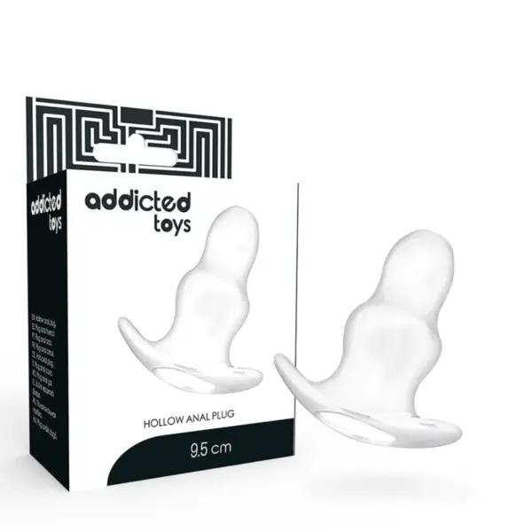 Addicted Toys - Dilatador anal mediano 9.5 cm transparente