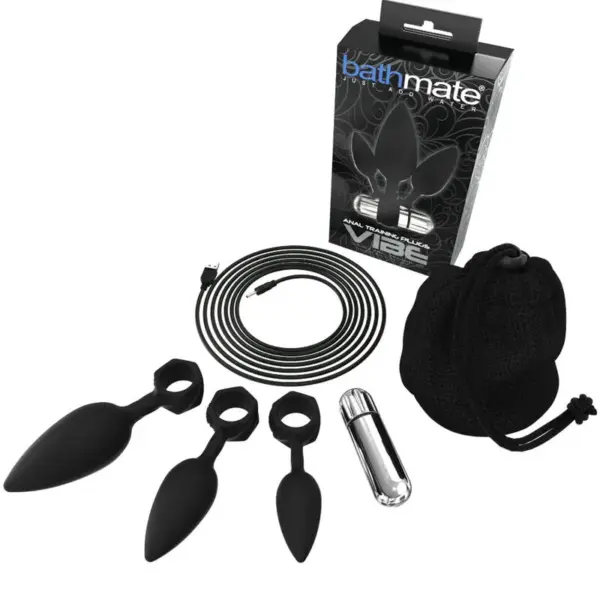 Bathmate - Kit de Entrenamiento Anal de 4 Piezas con Vibe Bullet