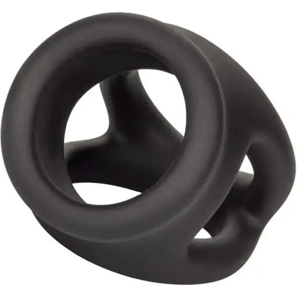 CalExotics - Alpha Anillo de Jaula Doble Negro para Placer Masculino - Imagen 5