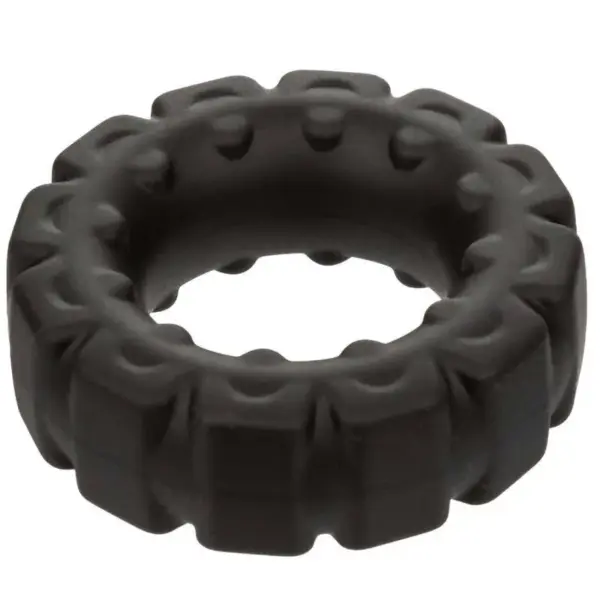 CalExotics - Alpha Anillo Prolong Banda de Rodadura Negro para Placer Duradero - Imagen 5