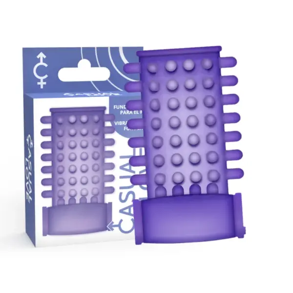 CASUAL LOVE - Ring Funda Pene Vibrador Lila - Imagen 2