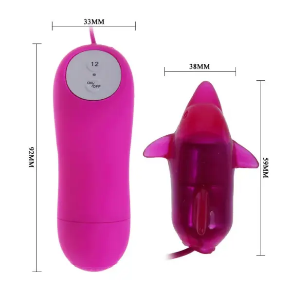 Cute Secret - Mini Delfín Vibrador Acuático Lila 12V - Imagen 5