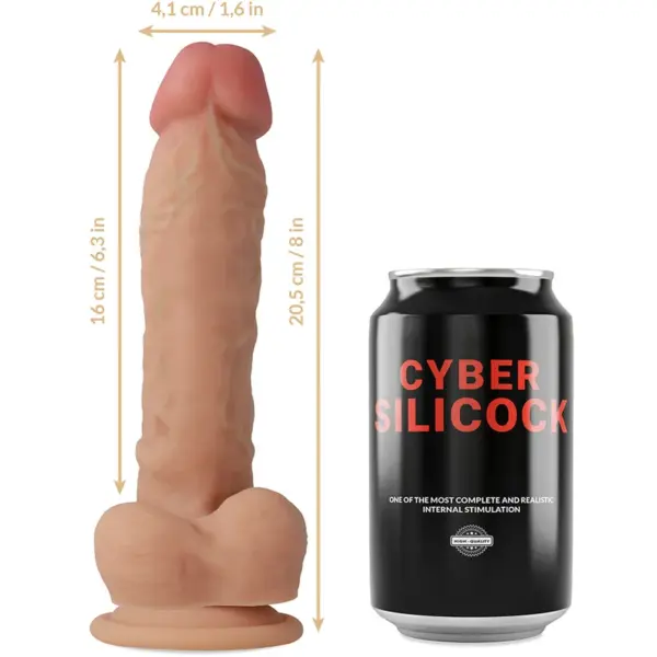 Cyber Silicock - Arnés de Silicona Líquida Magnus 20.5 cm - O - 4.1 cm - Imagen 5