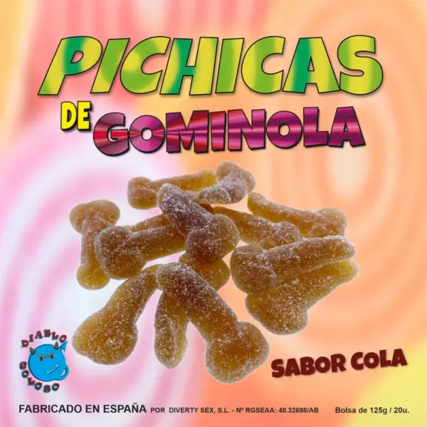 Diablo Goloso - Gominolas Sabor Cola en Forma de Pene