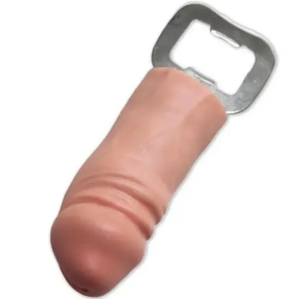 DIABLO PICANTE - Abridor con forma de pene de goma