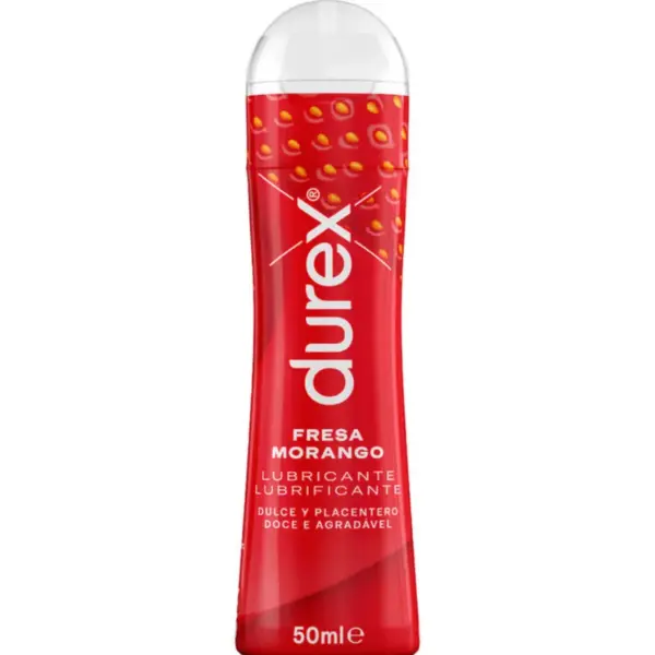 DUREX - Lubricante Play Fresa 50 ML: Sabor y Placer en Cada Uso