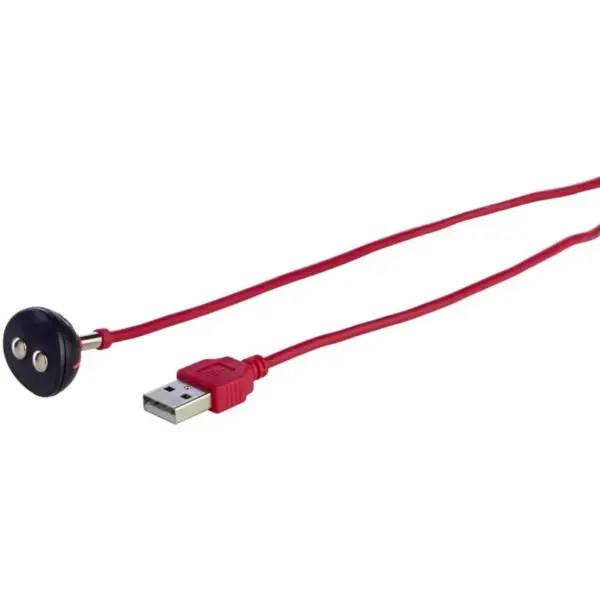 FUN FACTORY - Cargador Magnético USB Rojo para Juguetes Eróticos - Imagen 2