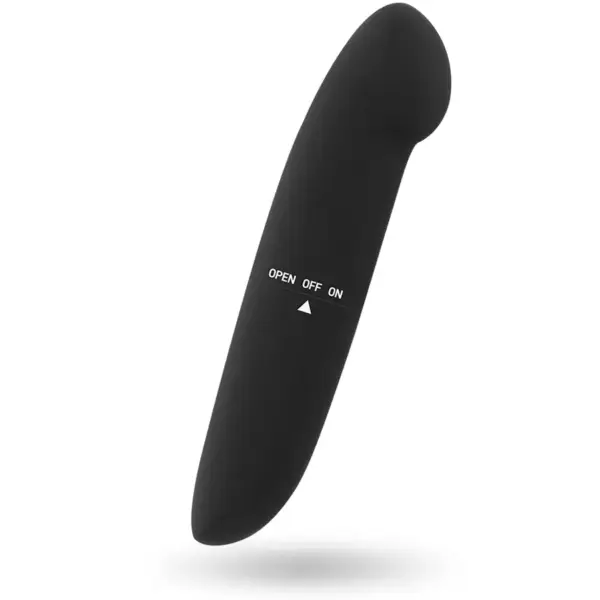 GLOSSY - Vibrador negro PHIL de viaje con estimulación del Punto G - Imagen 3