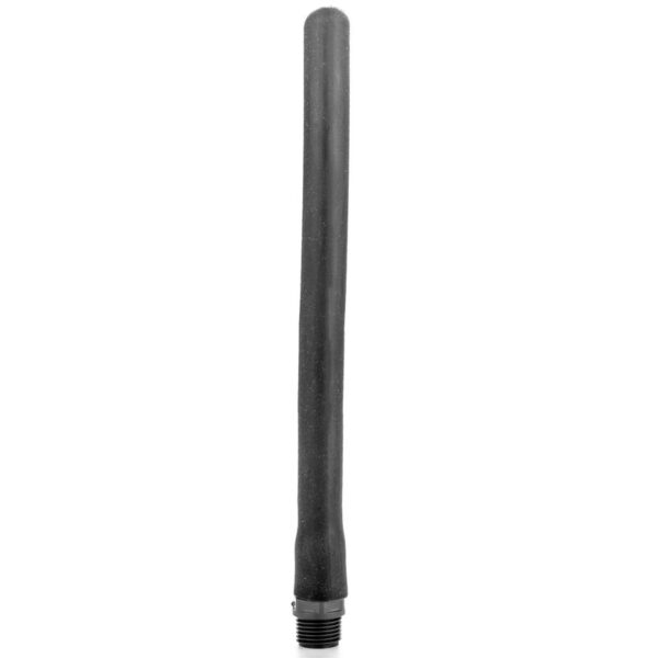 ALL BLACK - Ducha anal de silicona 27 cm para una higiene perfecta