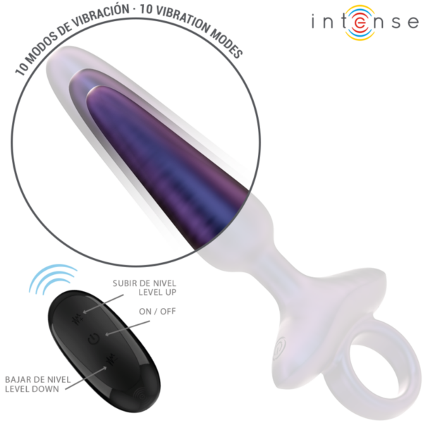 INTENSE - Marlon Plug Anal Vibrador Control Remoto Modelo 4 - Imagen 4