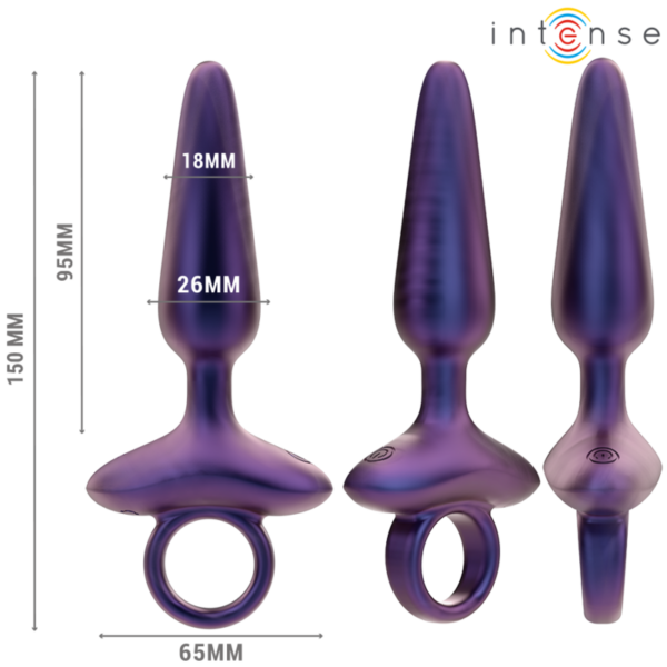 INTENSE - Marlon Plug Anal Vibrador Control Remoto Modelo 4 - Imagen 3