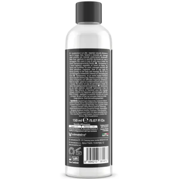 INTIMATELINE LUXURIA - Aceite de Masajes Vainilla Exótica 150 ML - Imagen 3