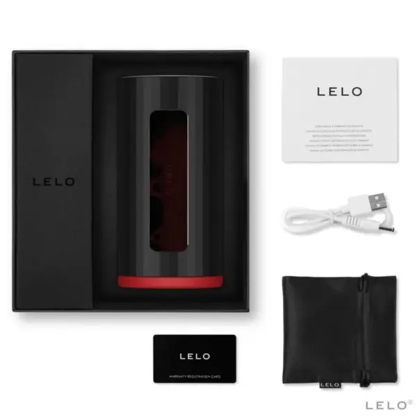 LELO - F1S V2 Masturbador con Tecnología SDK Rojo - Negro - Imagen 4